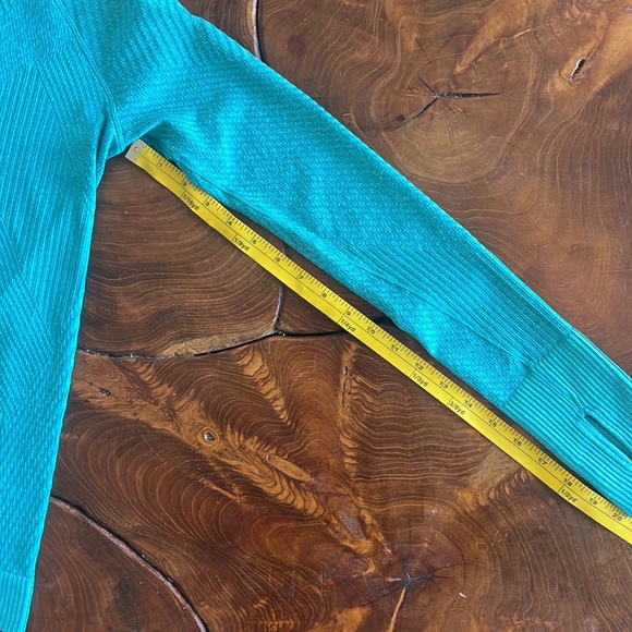 Lululemon Long Sleeve Shirt, Turquoise - Picture 8 of 12